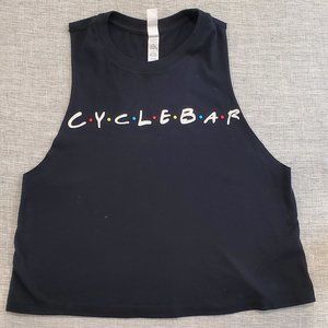 LIMITED EDITION Cyclebar cropped muscle tank a la Friends Size S
